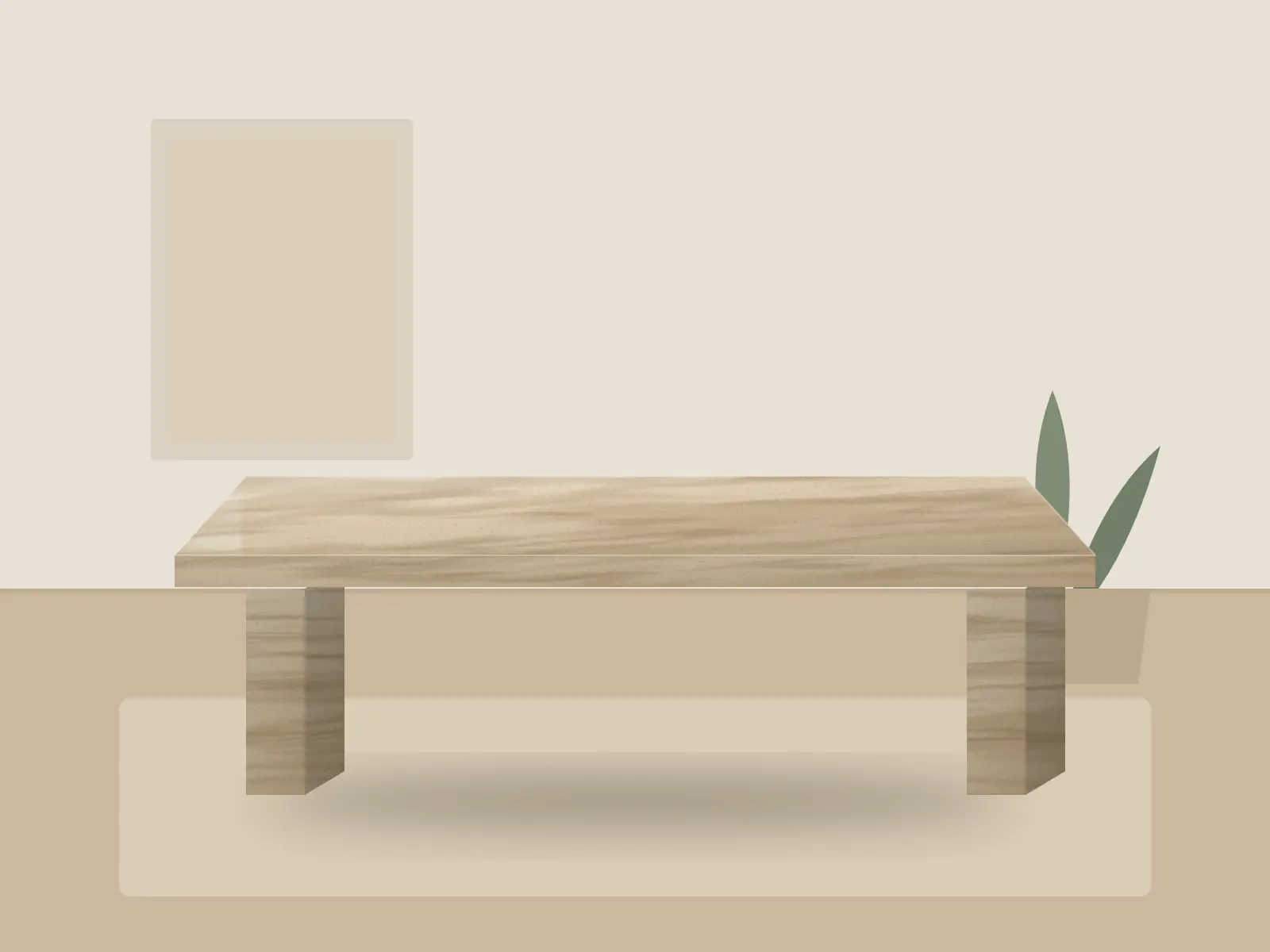 Mebel z kamienia naturalnego we wnętrzu